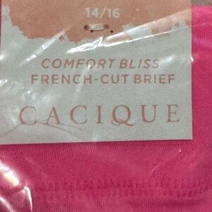 Cacique Bright Pink French-Cut Brief